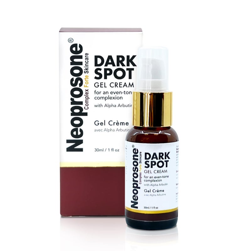 Neoprosone, Dark Spot Remover for Face - 1 Fl oz / 30 ml - Brightening Cream, Reduce Blemishes, Sun Spots, Brown Spots on: Face, Knees, Elbows, Hands, Private Areas - Image 1
